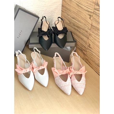 Jual Pedro Slingback Heels Sepatu Pedro Wanita Shopee Indonesia