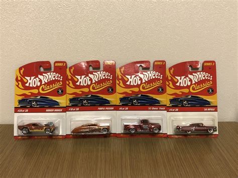 Hot Wheels ホットウィール classics 台セット 赤系 乗用車 売買されたオークション情報yahooの商品情報をアーカイブ公開 オークファンaucfan