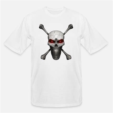 Shop Skeleton Skull And Crossbones T Shirts Online Spreadshirt