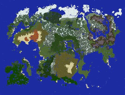 Tamriel In Minecraft 96k X 73k Minecraft Map