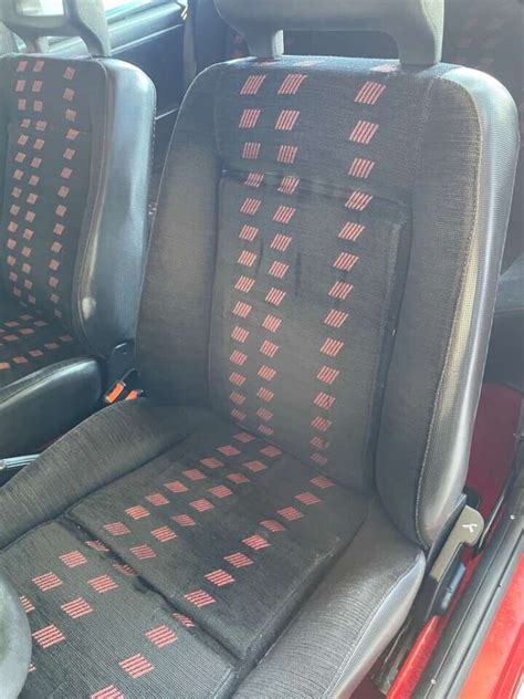 Tessuto Fabric Sedile Seats Fiat Uno Turbo IE MK1 EBay