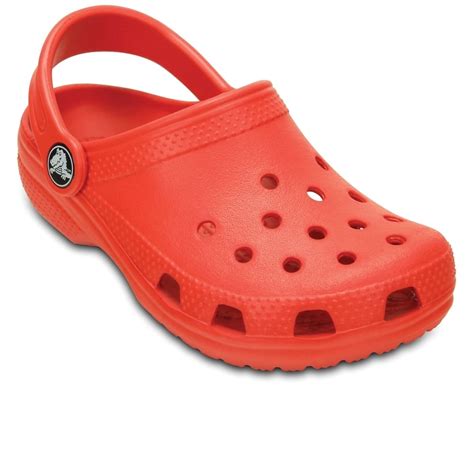 Crocs Kids Classic Flaming Red Clogs Charles Clinkard