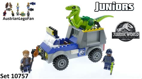 Lego Jurassic World Juniors Raptor Rescue Truck Lego Speed