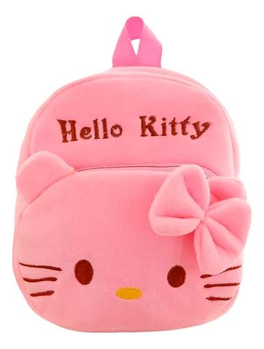 Mochila Hello Kitty Sanrio Kuromi Peluche Infantil Escolar Dibujos