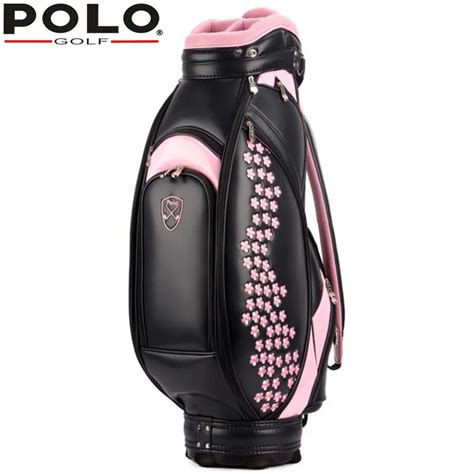 Brand Polo Genuine New Women Golf Bag Waterproof Capacity Lady Standard Ball Bag Embroidered