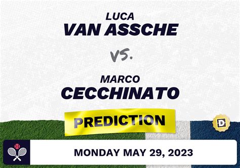 Luca Van Assche Vs Marco Cecchinato Prediction French Open