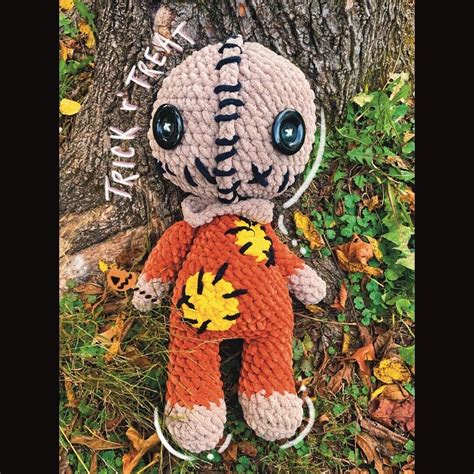 Trick R Treat Sam Halloween Crochet Plush Amigurumi Kid Etsy