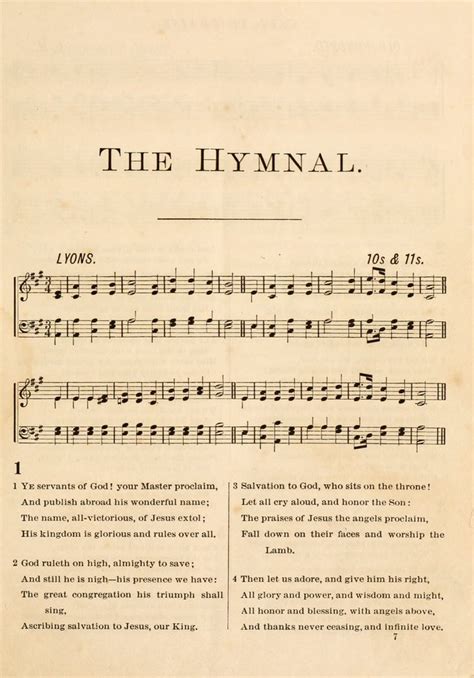 The Presbyterian Hymnal Page 7 Hymnary Org