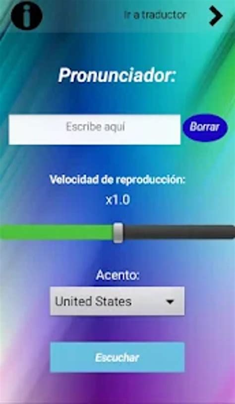 Android I In Pronunciador Ingl S Ndir