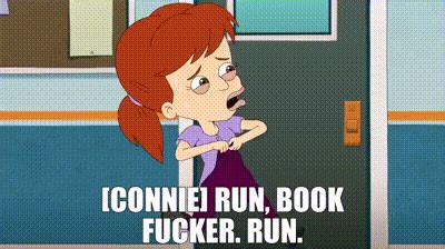 YARN Connie Run Book Fucker Run Big Mouth 2017 S06E03 Vagina Shame Video Gifs By