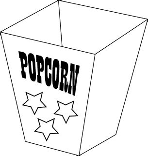 popcorn bucket clipart black and white 19 free Cliparts | Download ...