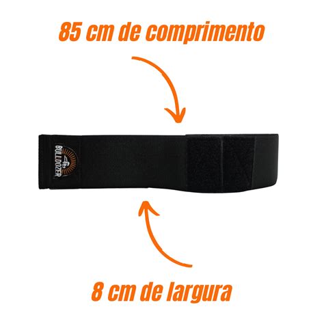 Kit Par Faixa Para Cotovelo Par Strap Pro Munhequeira Laranja