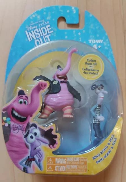 Disney Pixar Inside Out Bing Bong And Fear Tomy Collectable Mini Figure Set 2 Pack £39 99