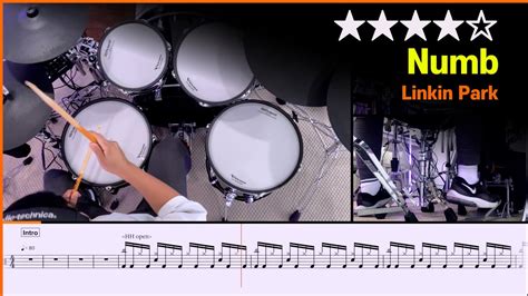 Lv 14 Numb Linkin Park Drum Cover With Sheet Music