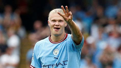 Aksi Erling Haaland Cetak Hat Trick Di Laga Manchester City Vs Crystal