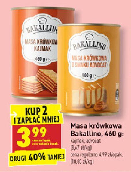 Masa Kr Wkowa Kajmakowa Bakallino Cena Promocje Opinie Sklep