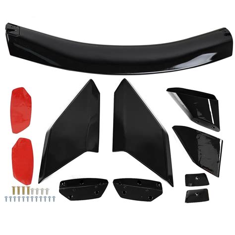 GLOSSY BLACK TYPE R STYLE TRUNK SPOILER WING FOR 16 21 HONDA CIVIC 4