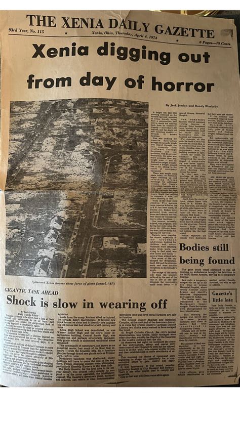 Looking Back At Coverage Of The 1974 Xenia Tornado 50th Anniversary