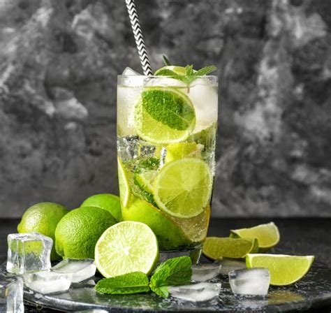 Tahitian Lime Mint Soda Shott Beverages