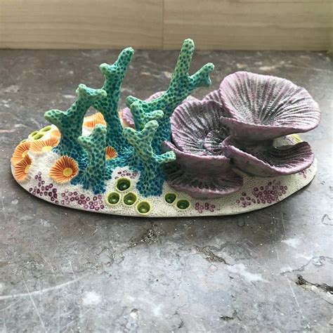 Artist Lisa Seaurchin Stevens Creates Vivid Clay Coral Sculptures