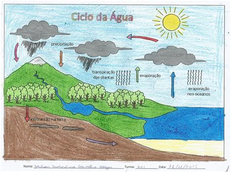 Exercícios Ciclo Da água 6 Ano