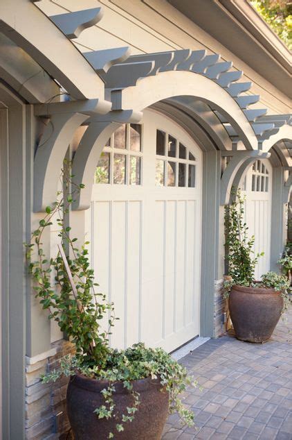 Add A Finishing Touch To Your Garage Door With A Pergola Like This One