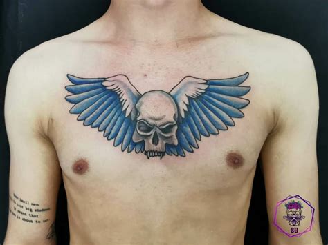 11+ Chest Wing Tattoo Ideas That Will Blow Your Mind!