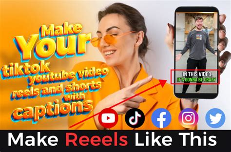 Edit Tiktoks Reels And Youtube Shorts With Captions By Quicklycutter Fiverr