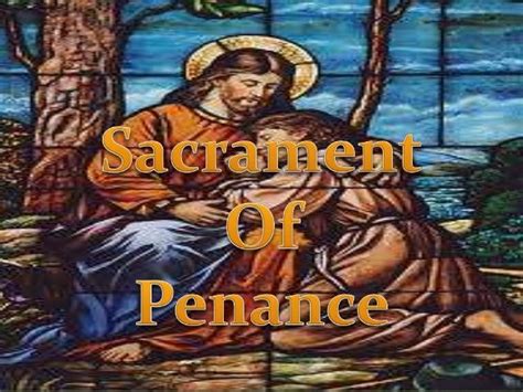 Sacrament of penance