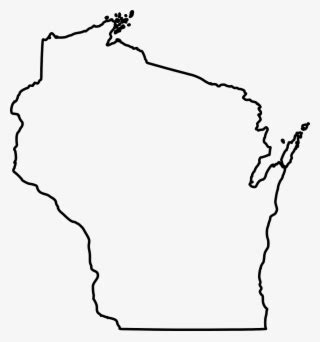 Wisconsin State Map Outline Png Image Outline Of Wisconsin