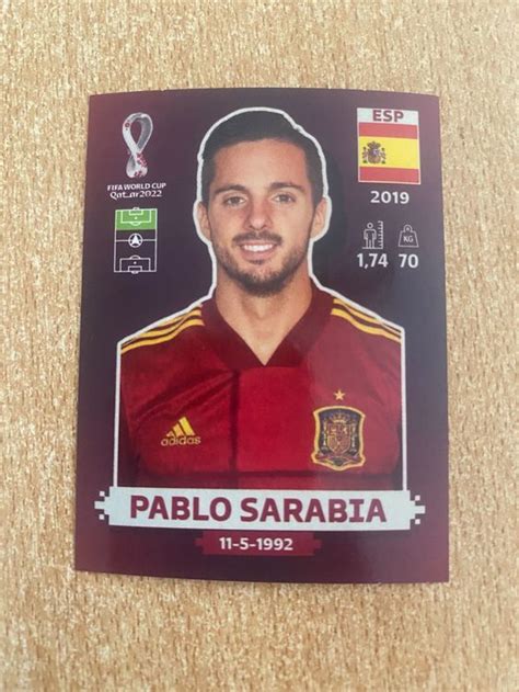 Panini Wm Spanien Pablo Sarabia Esp Kaufen Auf Ricardo