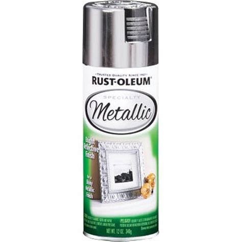 Rust Oleum 1915830 Specialty Metallic Leafing Spray Paint 12 Ounce Pack Of 1 Silver 11 Fl