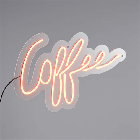 Canvas Freaks X Neon Red Coffee Sign With Dimmer