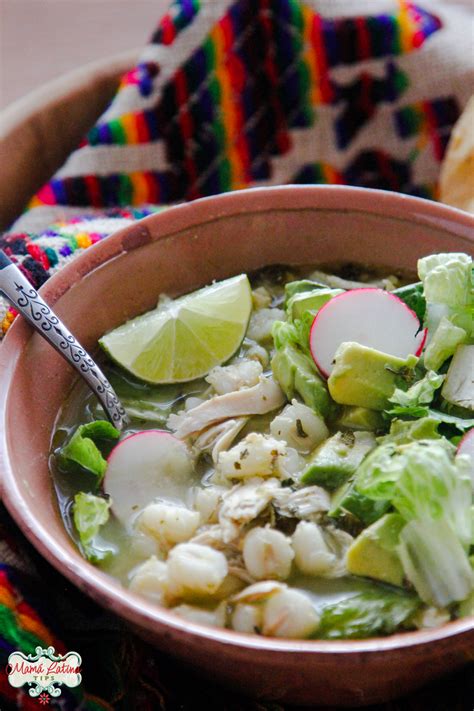 Receta De Pozole Verde De Pollo • Mama Latina Tips