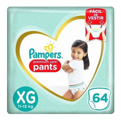 Pampers Premium Care Pants Tamaño Xg 64 Unidades Sin Género Mercadolibre