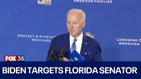 President Biden Takes Aim At Florida Senator S Medicare Social