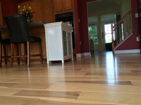 Somerset Wide Plank Hickory Floor In Toast Wide Plank Hickory