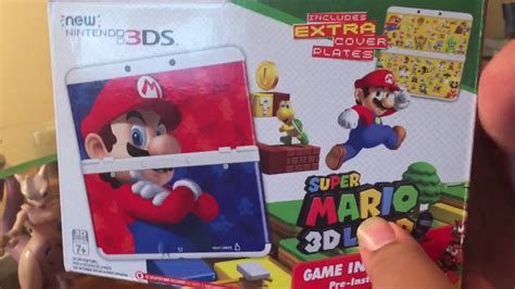 New Nintendo 3ds Mario 3d Land Bundle Unboxing Youtube