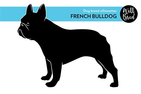 French Bulldog Vector Silhouette by Jonathan Hall on Dribbble