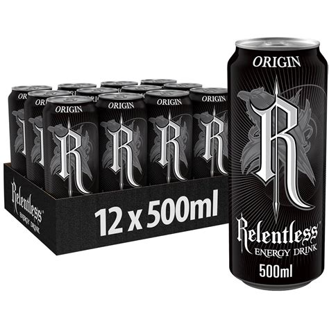 Relentless Origin Energy Drink 12 x 500ml | Your Coca Cola