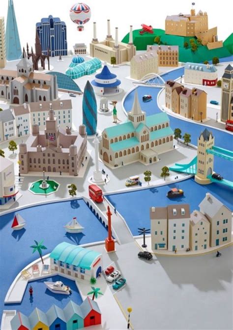 40 Incredible Examples Of Cardboard City Art Bored Art Ciudades De