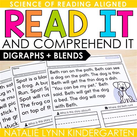 Science Of Reading Sor Decodable Reading Passages Digraphs And