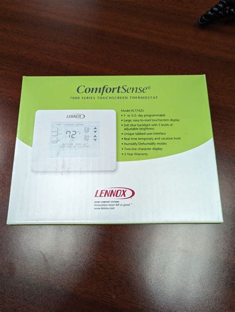 Lennox Comfortsense 7000 Touch Screen Programmable Thermostat Y2081 For Sale Online Ebay