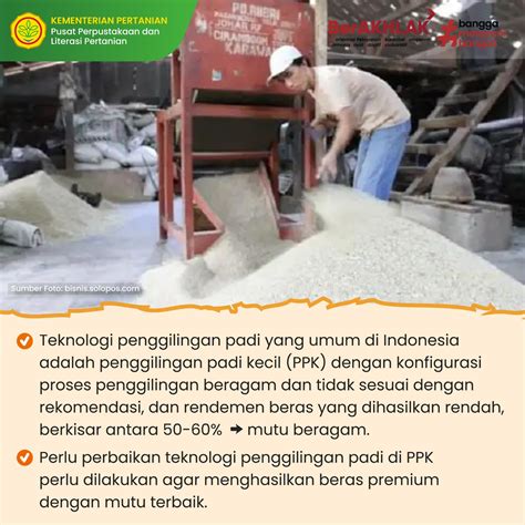 Info Teknologi Pascapanen Padi Teknologi Penggilingan