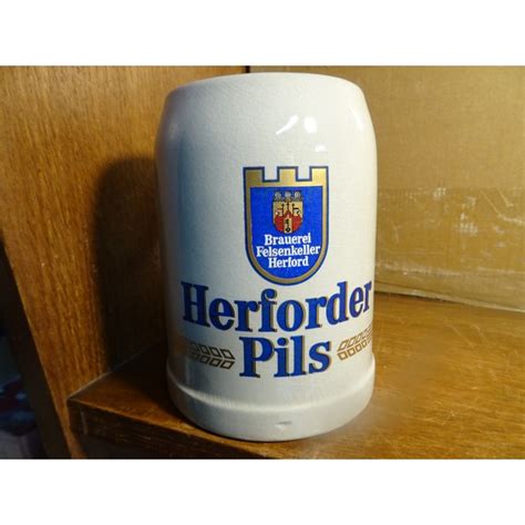 CHOPE GRES HERFORDER PILS 50CL HT 13 30CM Tigrebock