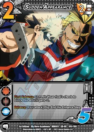 Sudden Appearance Xr Universus My Hero Academia Heroes Clash