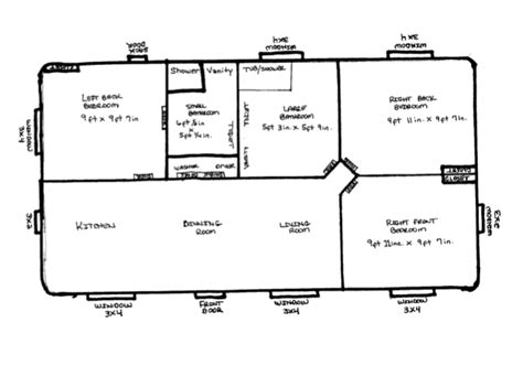 Simple Blueprint Plans for House :: Behance