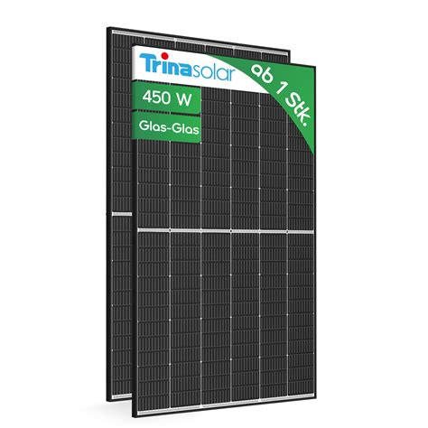 Trina Solar Photovoltaikmodul Glas Glas 450W Vertex S Black Frame TSM