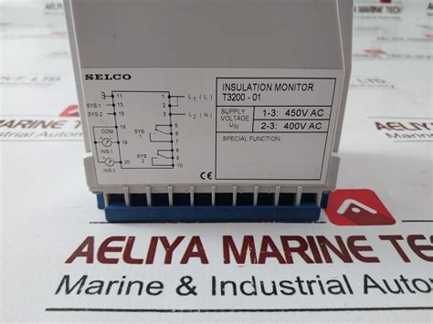 Selco T Insulation Monitor Relay Aeliya Marine