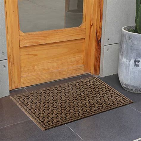 Amagabeli Large Outdoor Door Mats Rubber Shoes Scraper 36 X 24 For